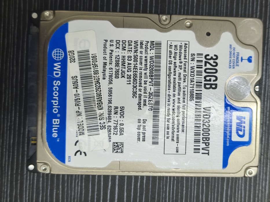 Жёсткий диск для компьютера 500 Гб