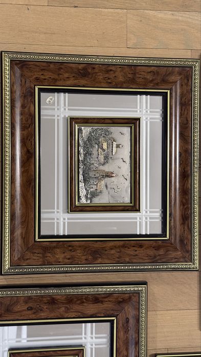 Tablouri in relief argintate