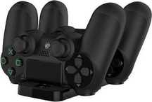 Двойна докинг станция за PS4/ 3 контролери от Бателтрон
