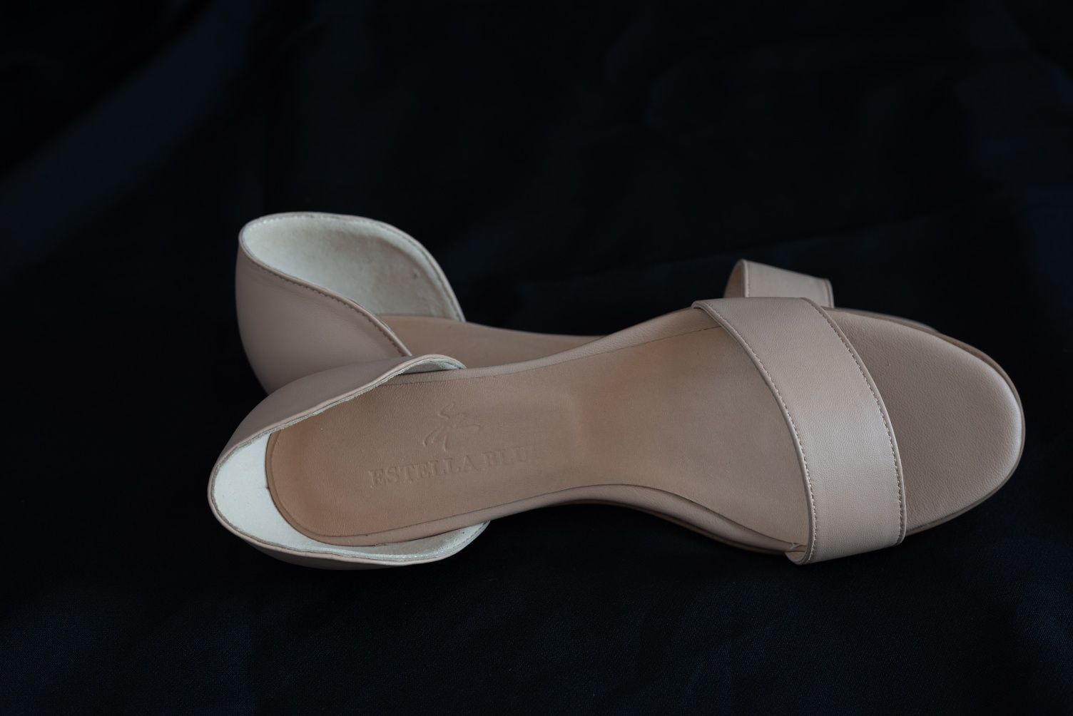Sandale elegante personalizate, culoare nude