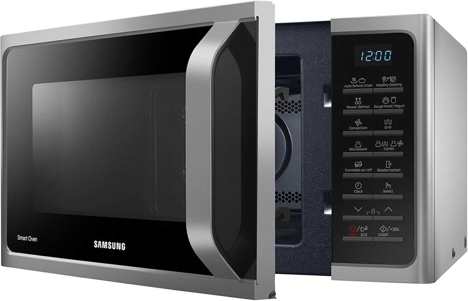 Микровълнова печка с грил Samsung 28L Smart Oven (MC28H5015AS/ET)