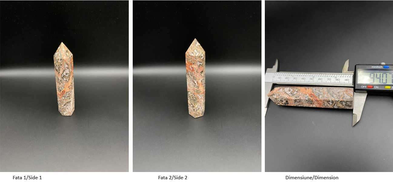 Cristale/Minerale - Jasp Leopard - set obeliscuri pietre semipretioase