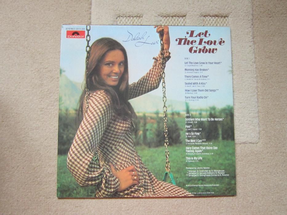 vinil rar. First Ed.- Daliah Lavi ‎–"Let The Love Grow" 1973-impecabil