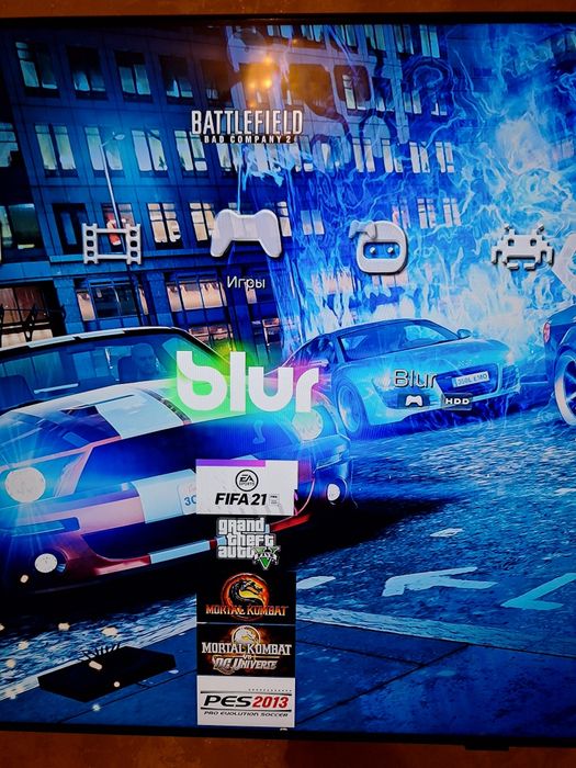 Недорого! Приставка Sony PS-3 игры записаны!