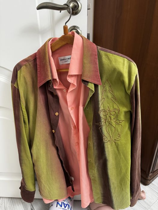 Мужская рубашка вельвет хлопок