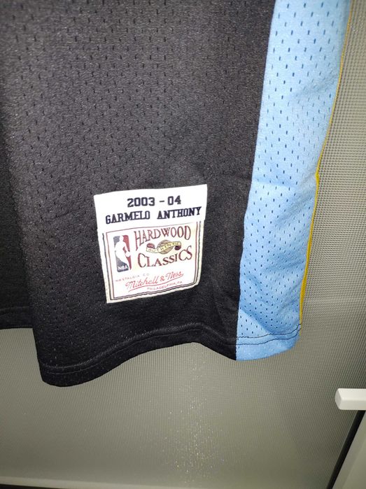 Maieu de basket NBA Mitchell & Ness cu Denver Nuggets, #15 Anthony (L)
