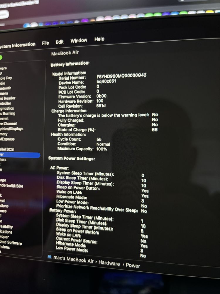 Macbook Air M4 13 inch, midnight 16 ram 256 ssd — миниатюра 8