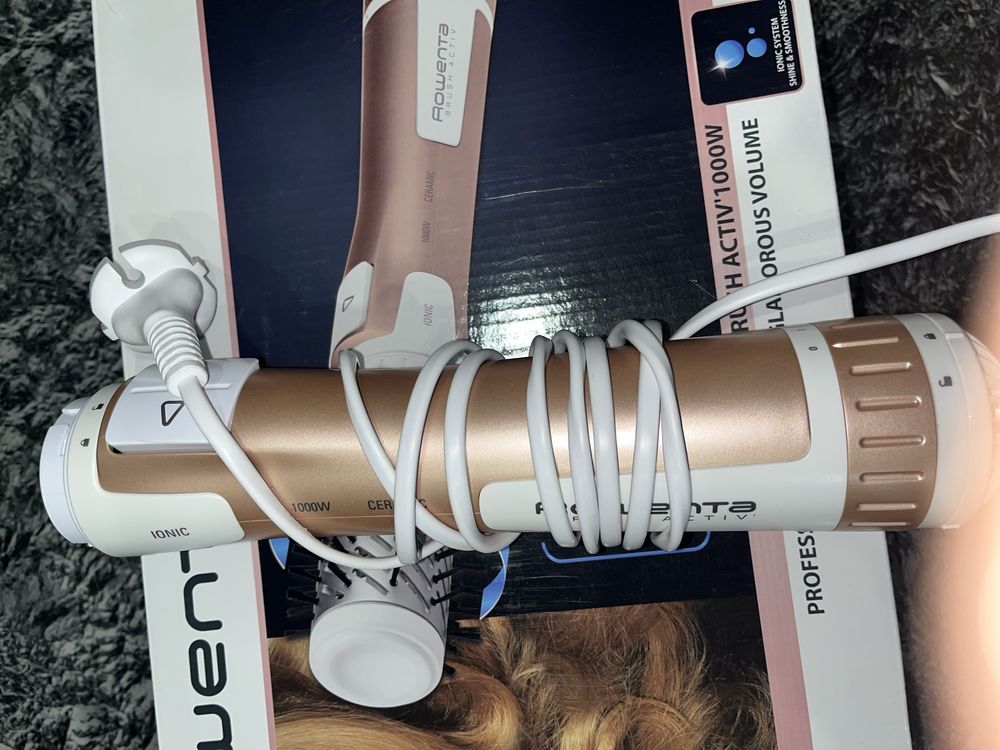Perie rotativa Rowenta plus ondulator de par