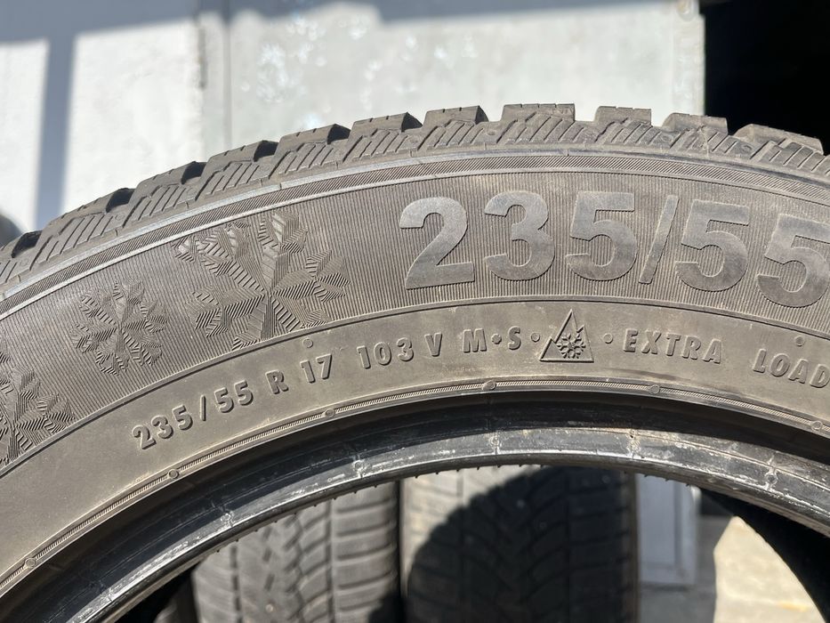 4 бр. зимни гуми 235/55/17 Semperit SUV 5,5-6 mm DOT 4019