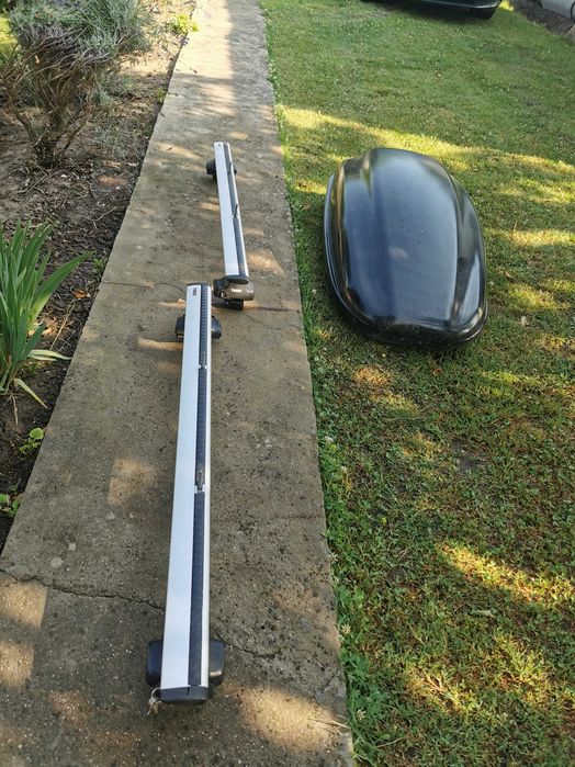 Bare transversale Thule și cutie portbagaj pentru grupul VAG 1500ron