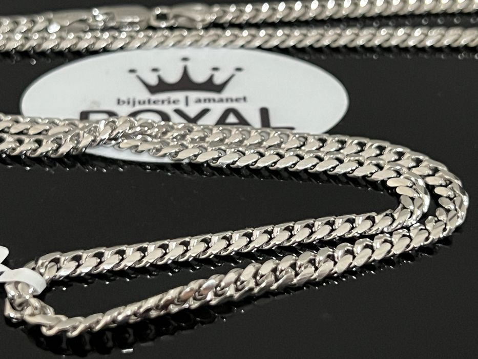 Bijuteria Royal CB : Lant CUBAN zale pline Argint 925