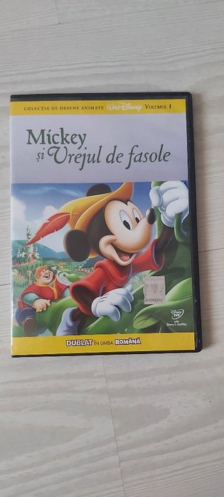 CD-uri cu Mickey și vrejul de fasole,Testoasa și Iepurele,și T-Rex