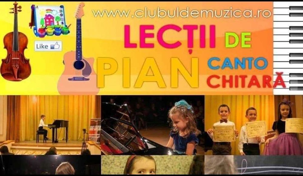 LECTII de Muzica (Pian, canto, chitara) si Pictura, sector 3, Dristor