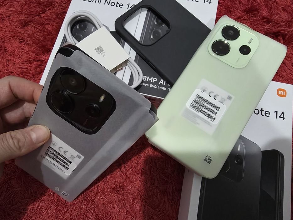 -Xiaomi Redmi Note14, Nou, Nefolosit, 256Gb, 8Ram, 0 cicluri incarcare