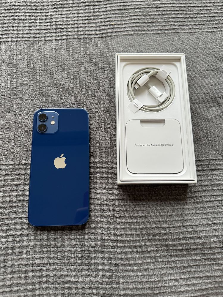 iPhone 12 64gb синий (ТОРГА НЕТ, ОБМЕНА НЕТ)