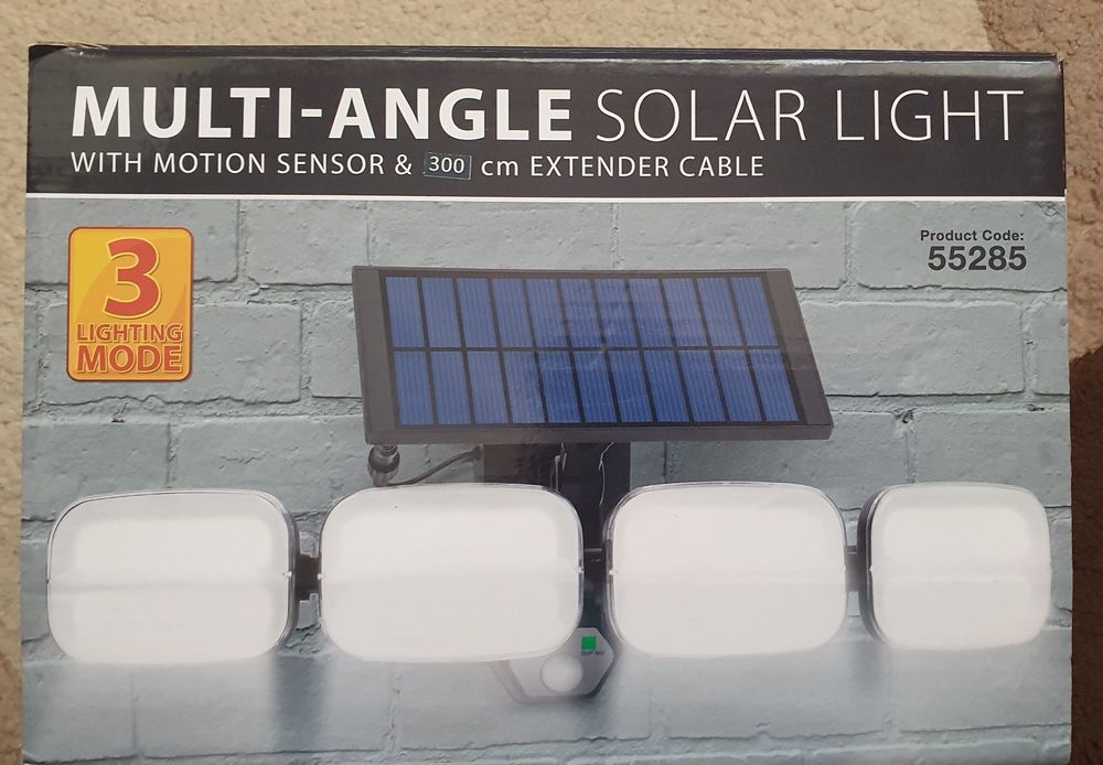 Reflector solar cu senzor de mișcare