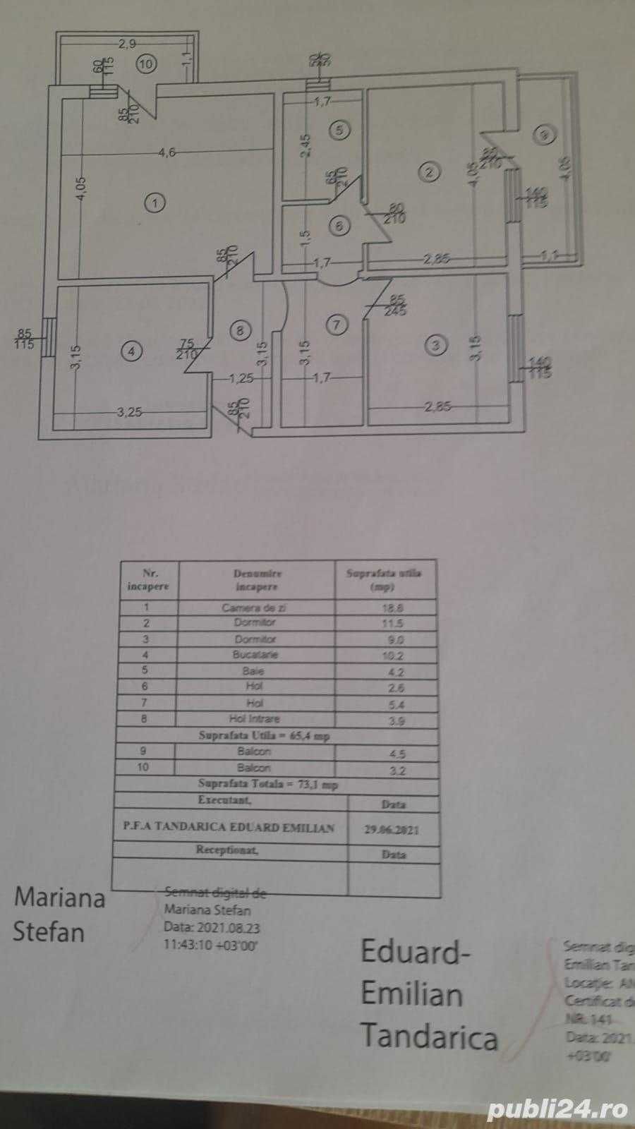 Apartament 3 camere