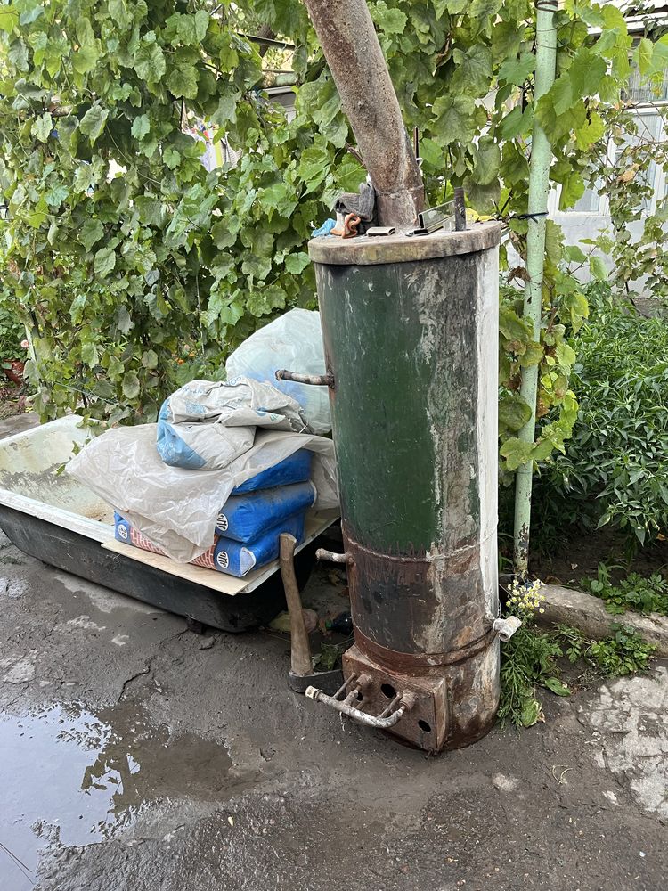 Титан с газовой горелкой