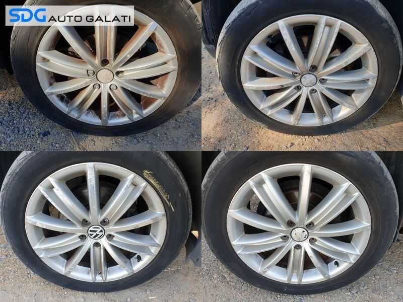 Set 4 Jante Roti Aliaj FARA Anvelope 235 50 18 R18 5x112 Skoda Superb 1 2002 - 2008 Cod sdgb17