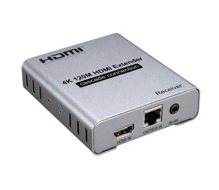 Удлинитель (передатчик) HDMI + IR сигналов по витой паре до 120м