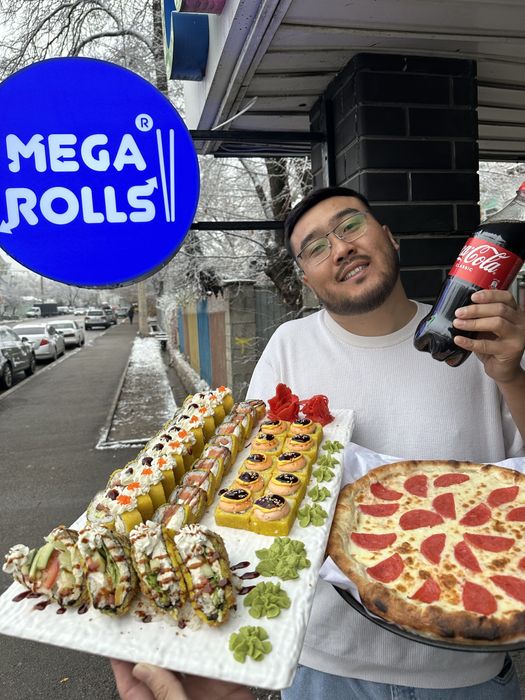 Готовый действуюший бизнес Megarolls суши и пицца