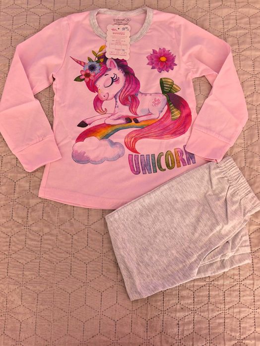 Нови български пижами момиче 98 и 104