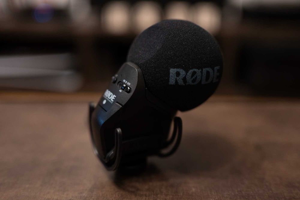 Microfon profesional DSLR Mirrorless Rode VideoMic Pro Rycote Black