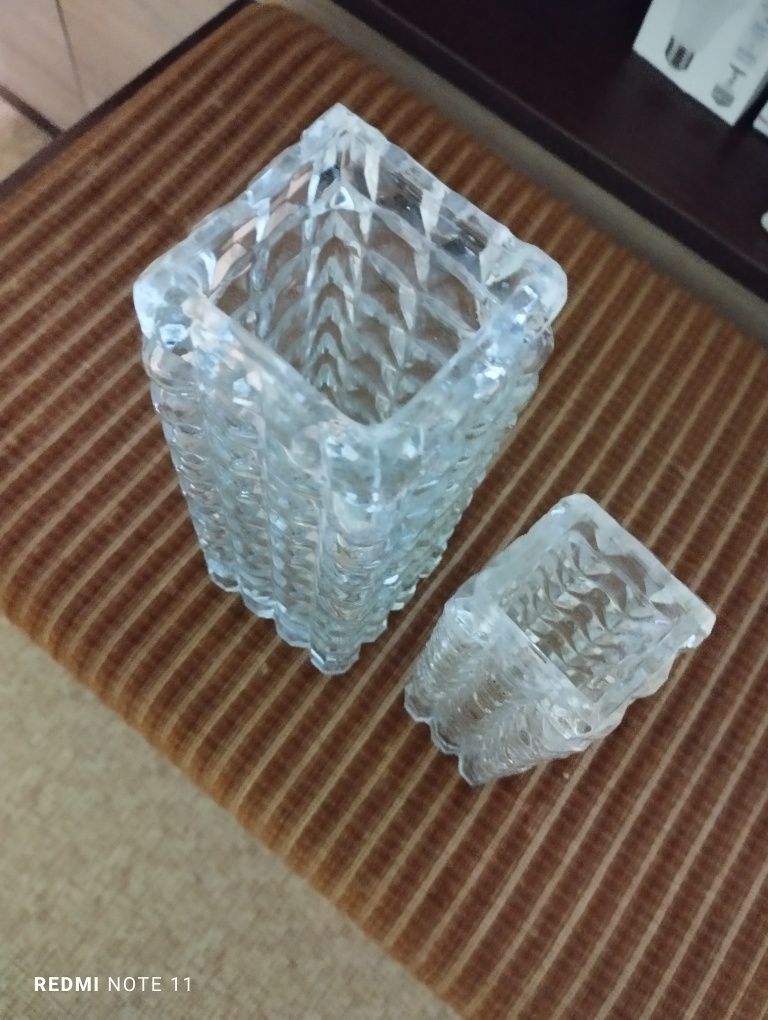 Комплект кристални вази