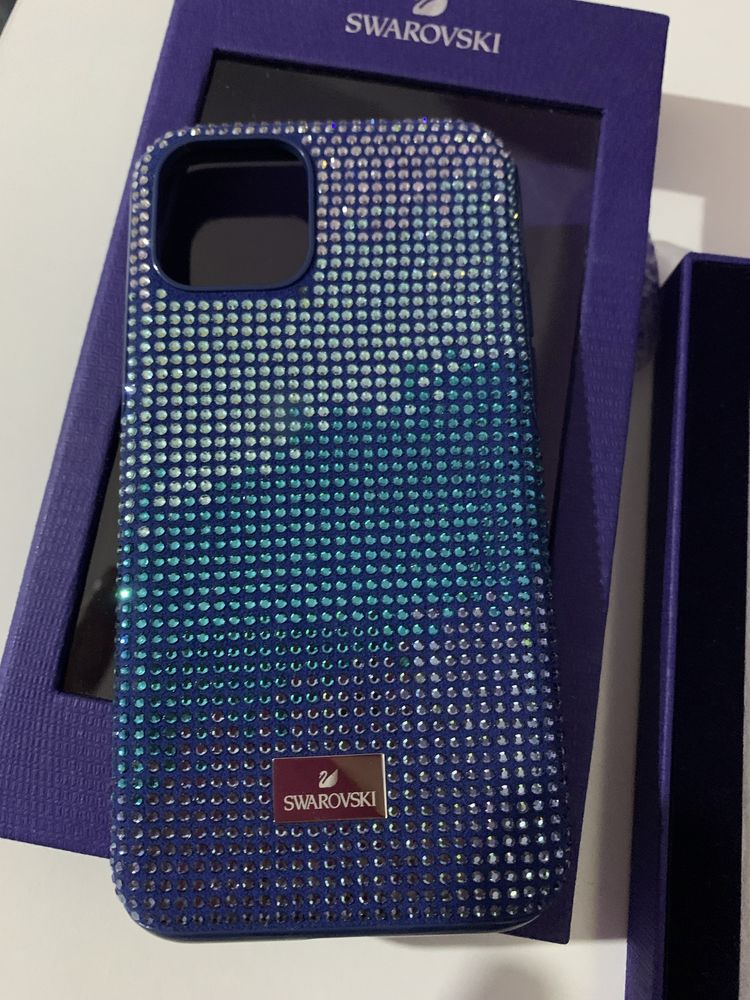 Vand Husa Swarovski iPhone 11 Pro BLUE ANNIVERSARY