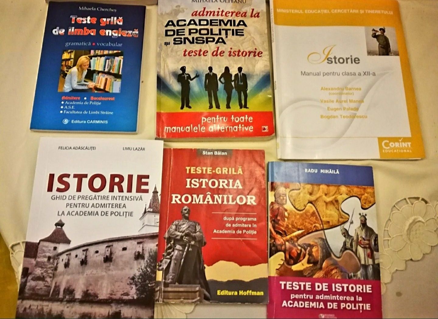 Pregătire admitere politie  limba română engleză istorie teste psiholo