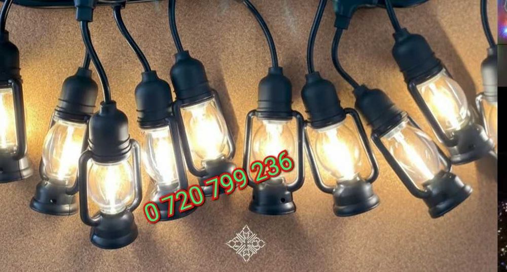 Ghirlanda luminoasa LED 10m tip felinar