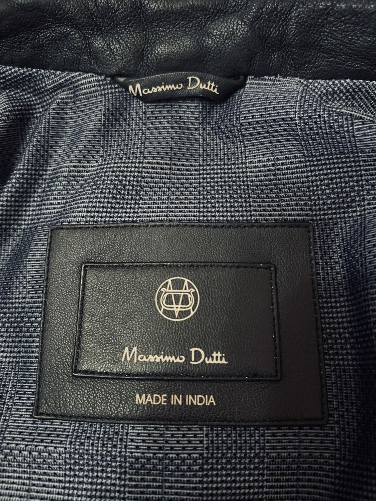 Geaca piele naturala Massimo Dutti