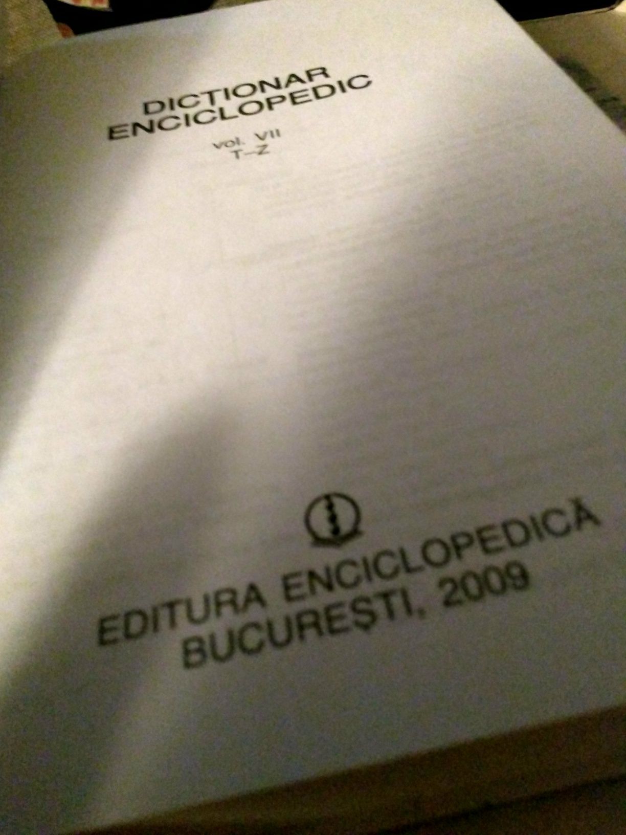 Enciclopedie Bucuresti 2009. 7 volume noi