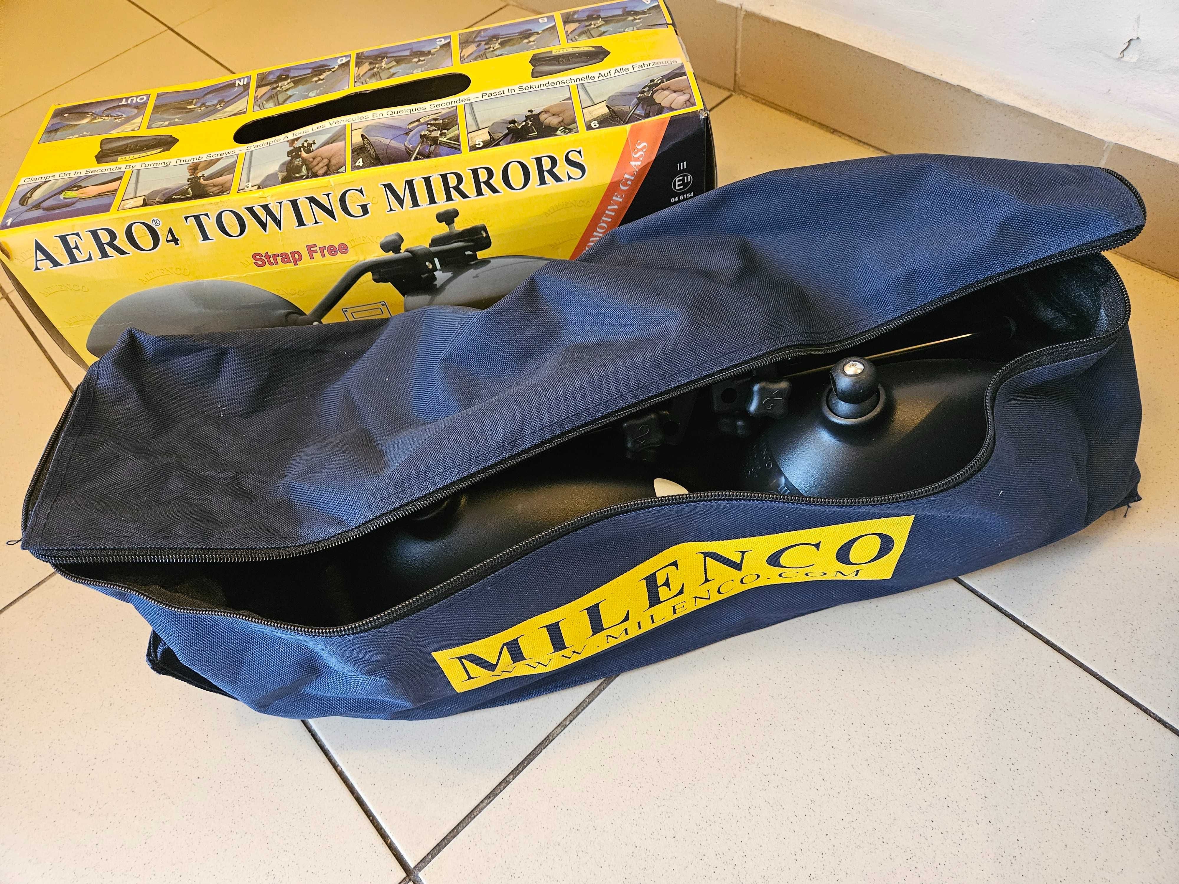 Aero 4 CONVEX universale brat lung Milenco suplimentare oglinzi rulota