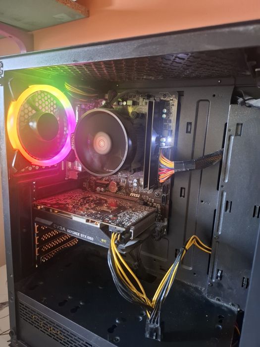 Настолен геймърски компютър - Ryzen 5 1600X/ Gtx 1060 3GB/ 16GB Ram