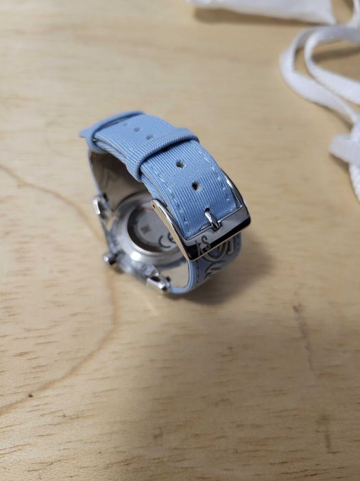 Ceas Solo Tempo Sweet Years, curea din material textil și piele