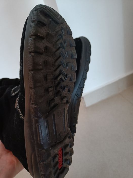 Ghete dama, Rieker, piele întoarsă, 38