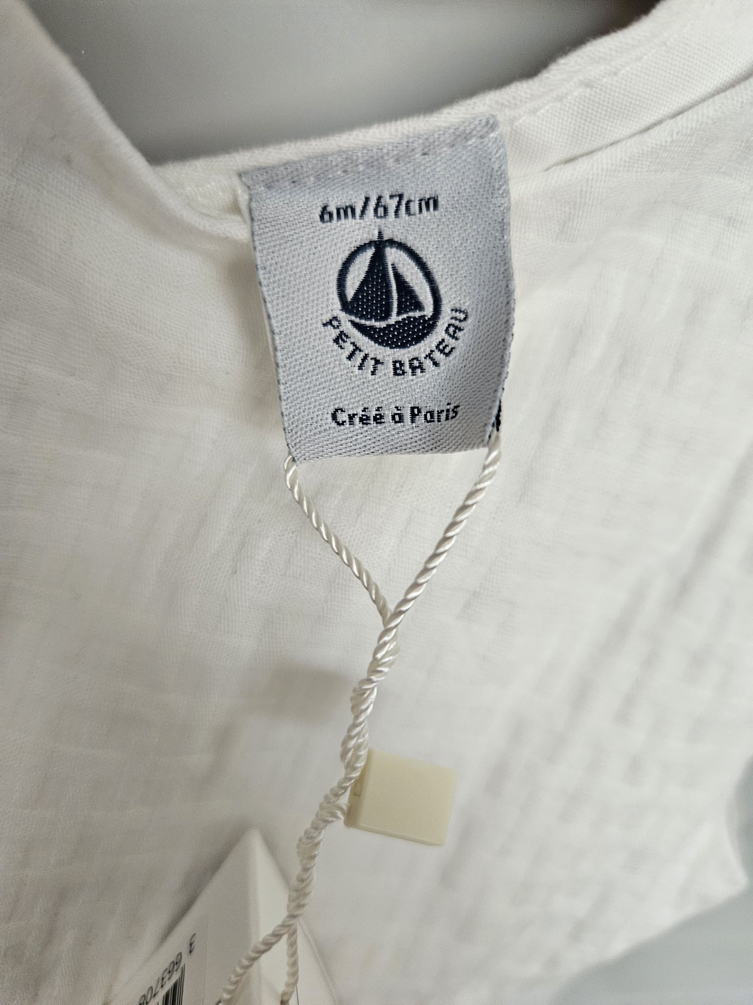 50% намалена Petit Bateau бебешка рокля за 6 месеца