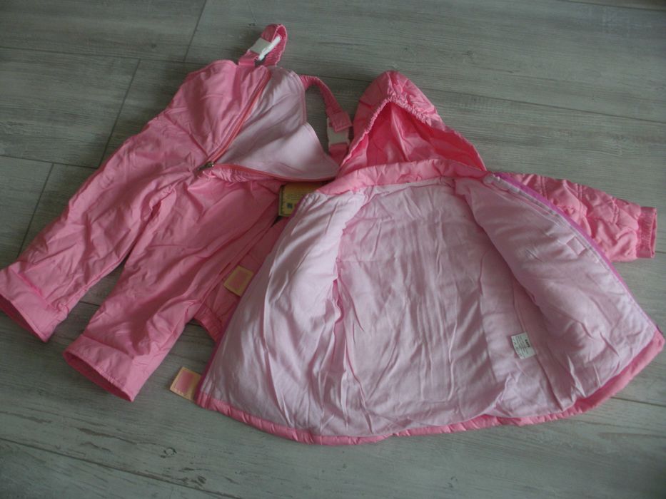 Детски комплект-зимен розов-нов