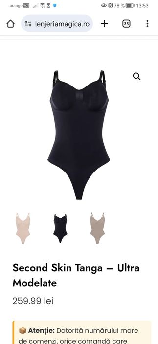 Body modelator Lenjeria magica Oana Radu