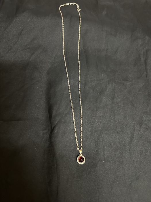 Lant din aur alb de 18k 750