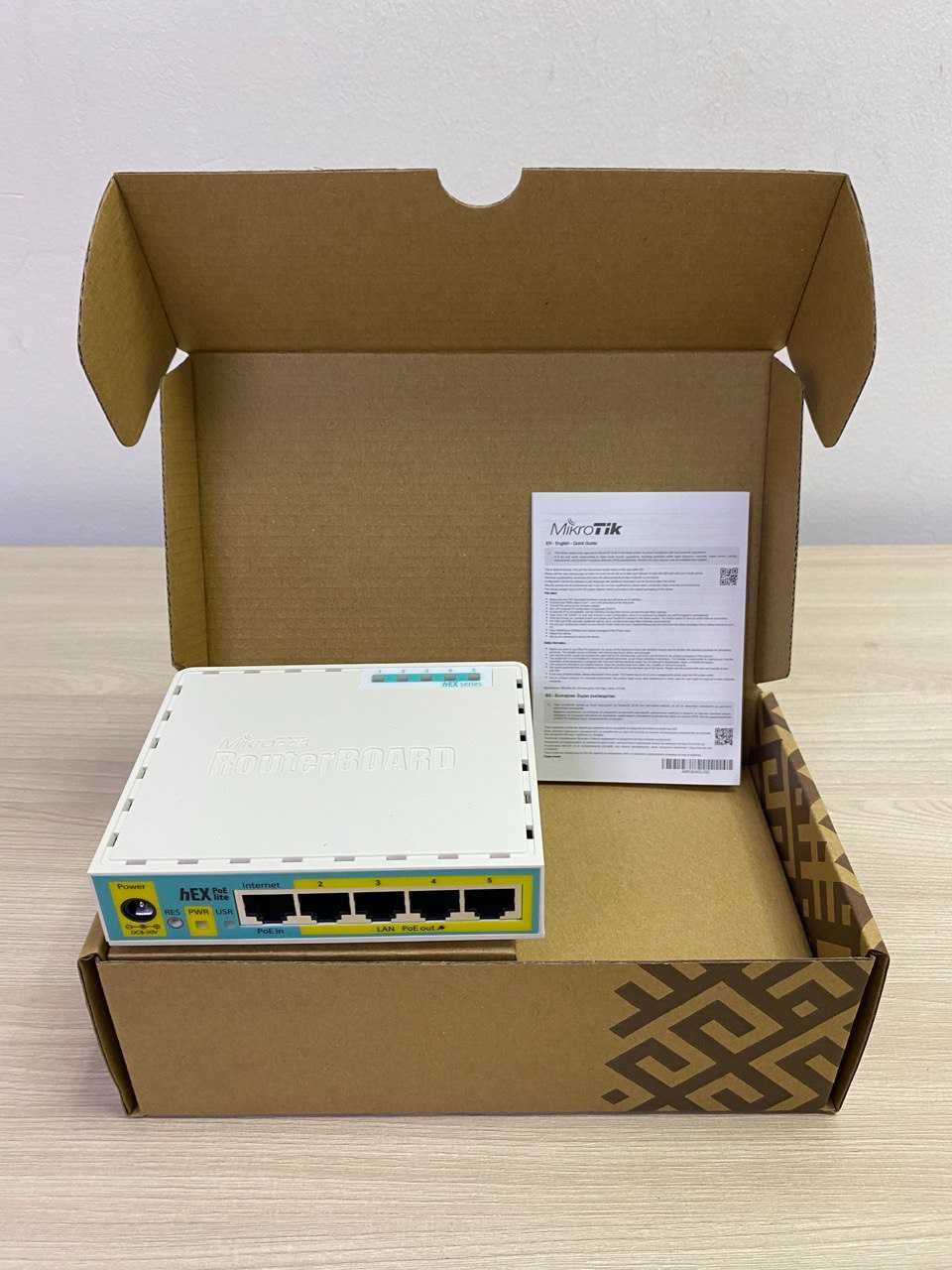 Маршрутизатор Mikrotik hEX PoE Lite (RB750UPr2)