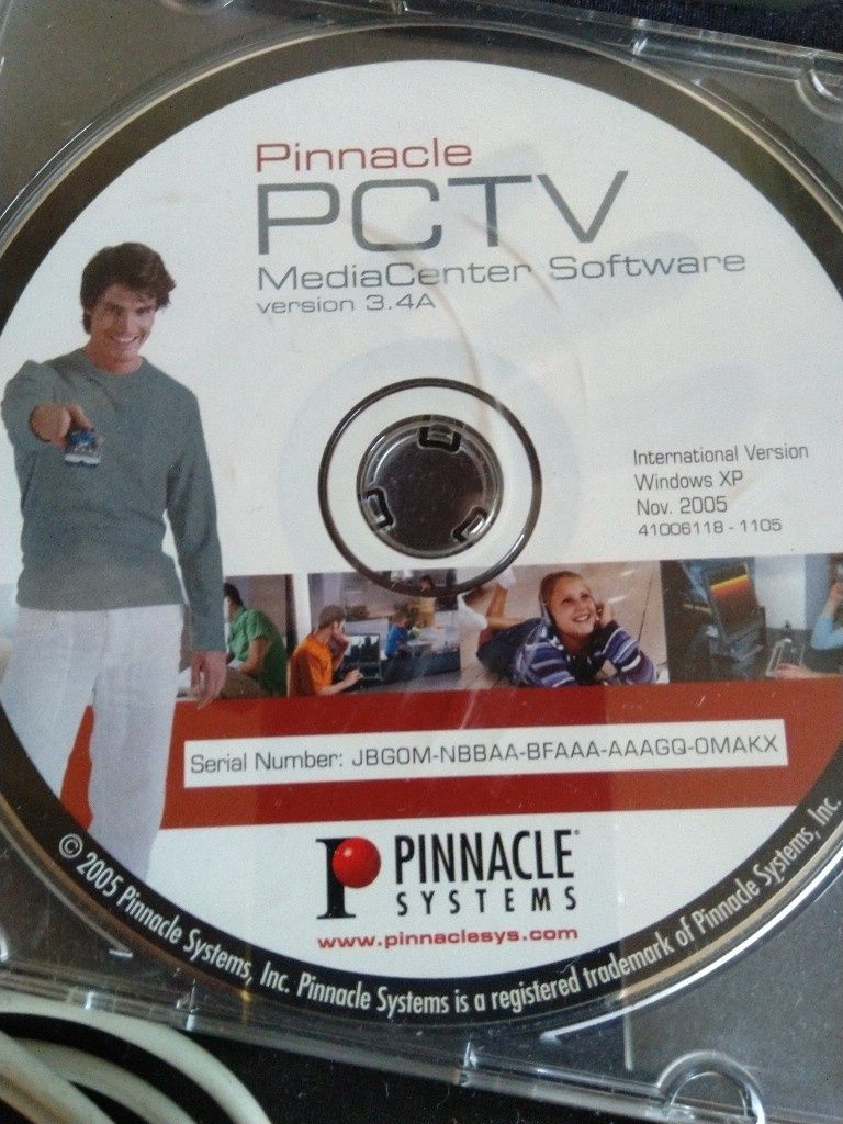 Pinnacle PCTV Media Center Software