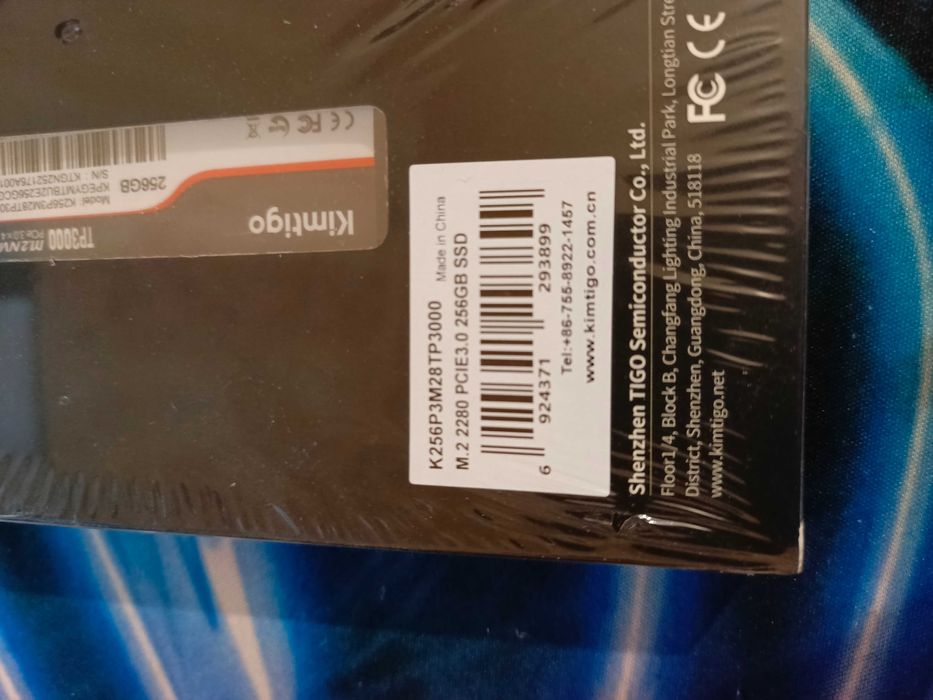 256GB NVMe SSD Kimtigo TP3000