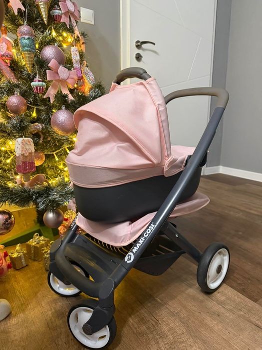 Количка за кукли 3 в 1 Smoby - Maxi Cosi Quinny, светлорозова