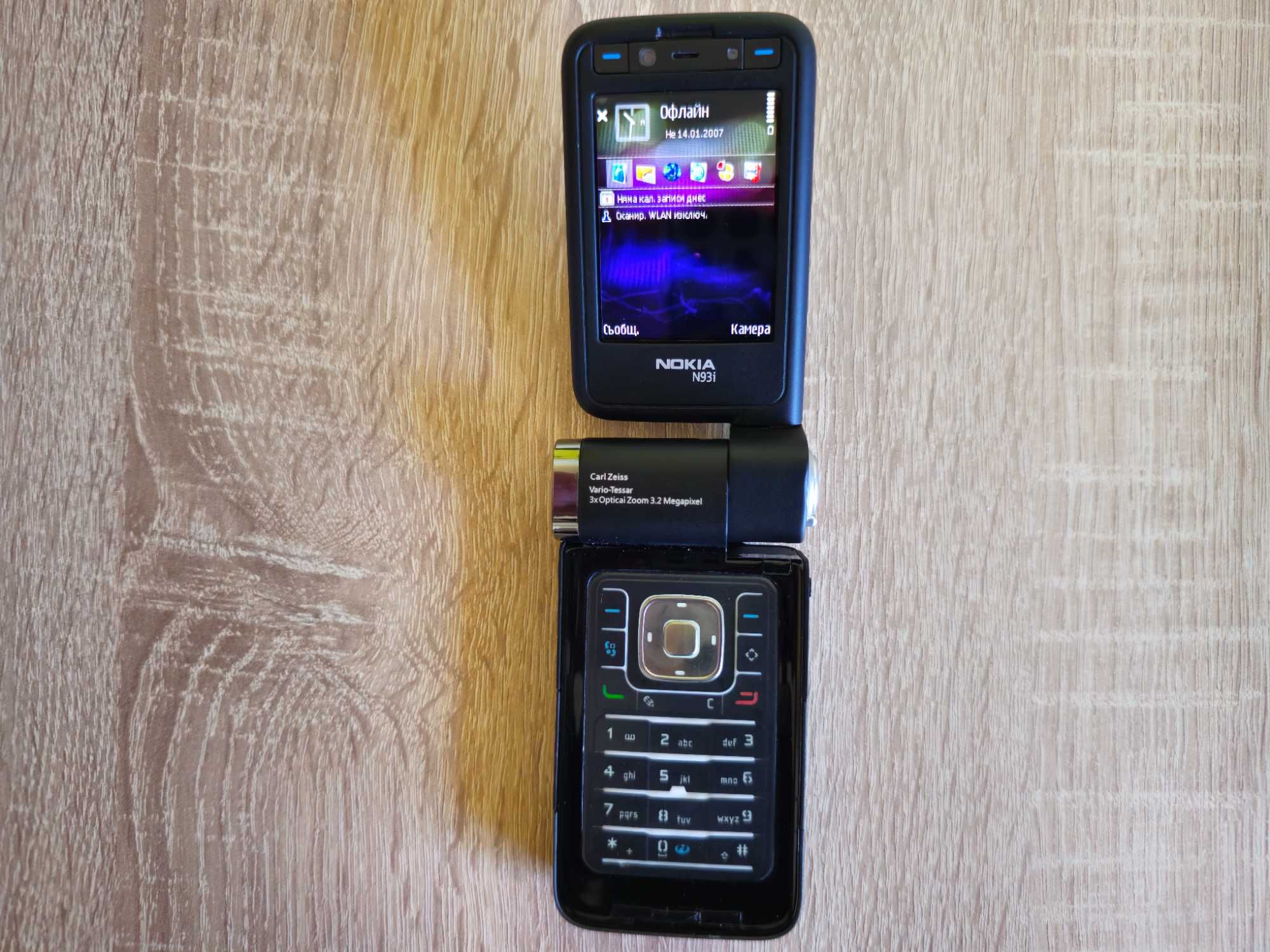 НОВА Оригинална NOKIA N93i Black на 0 Минути! Symbian Нокиа Нокия Симб