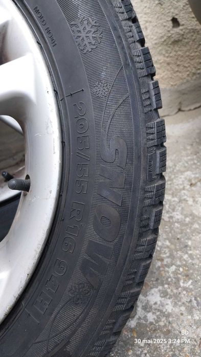 Vând 4 roti R16,  5x114,3, Mitsubishi 205/55 R16 Jante BORBEIT
