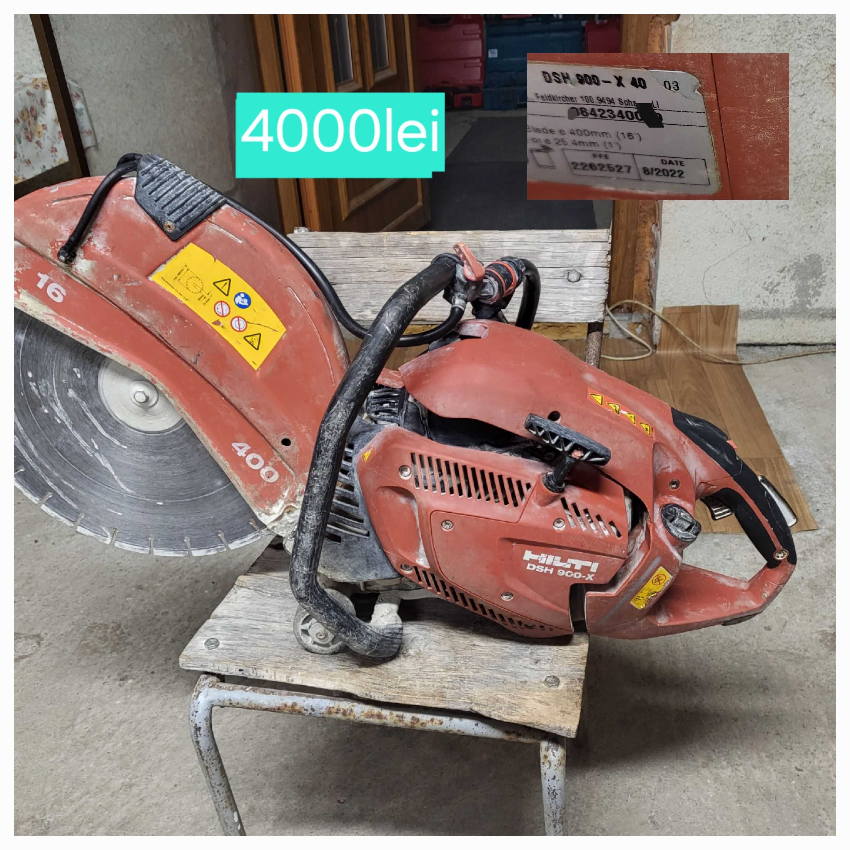 Drujba Hilti DSH900-X an 08/2022 cu disc de 400