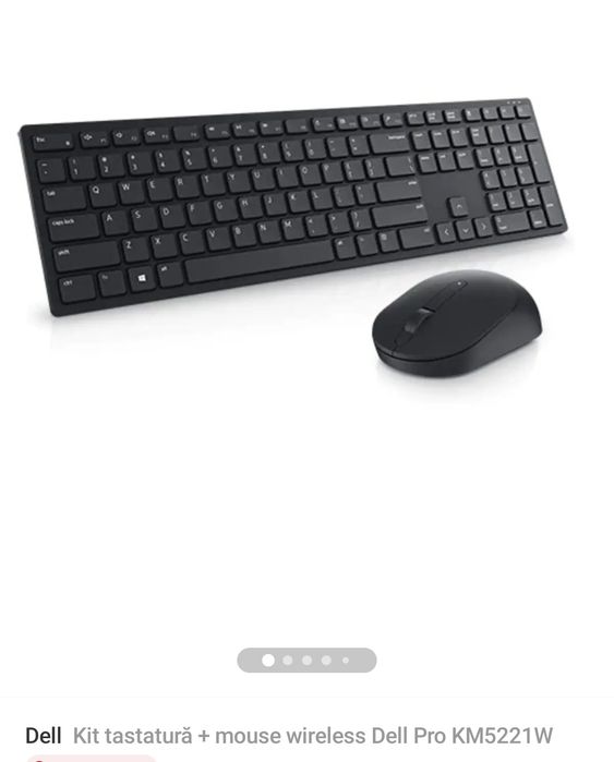 Kit Tastatura + mouse Dell wireless