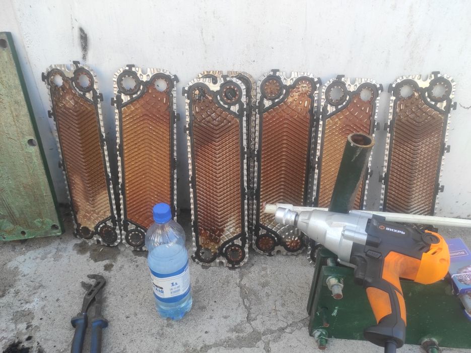 Ревизия теплообменников, трассы, узлы элеватор автомат независимая